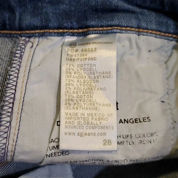 AG Adriano Goldschmied Blue Flare Jeans NWT - Picture 13 of 13